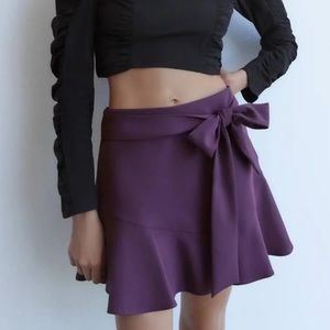 Zara ruffle skort